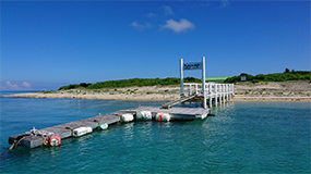 カヤマ島桟橋
