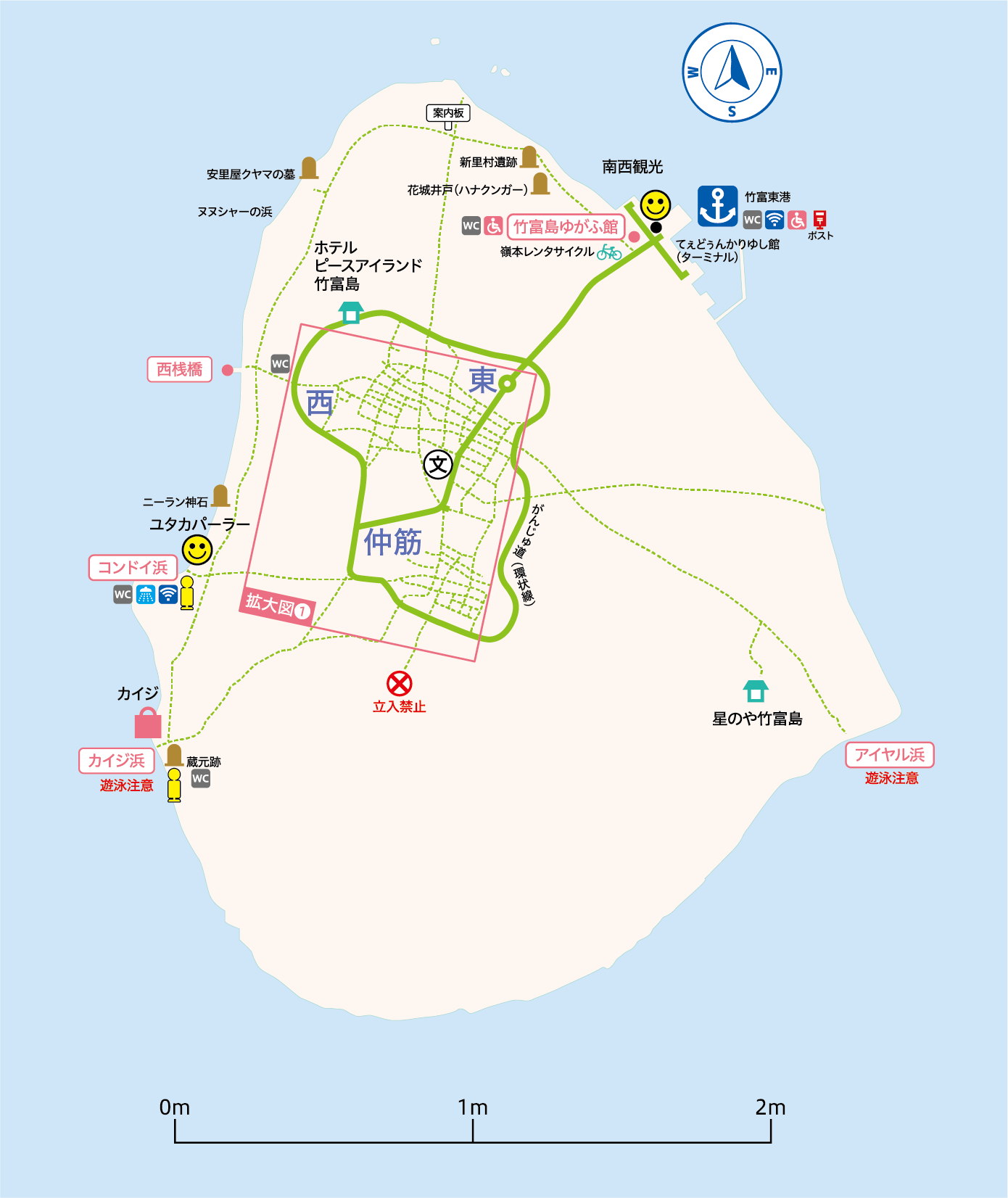 竹富島広域地図
